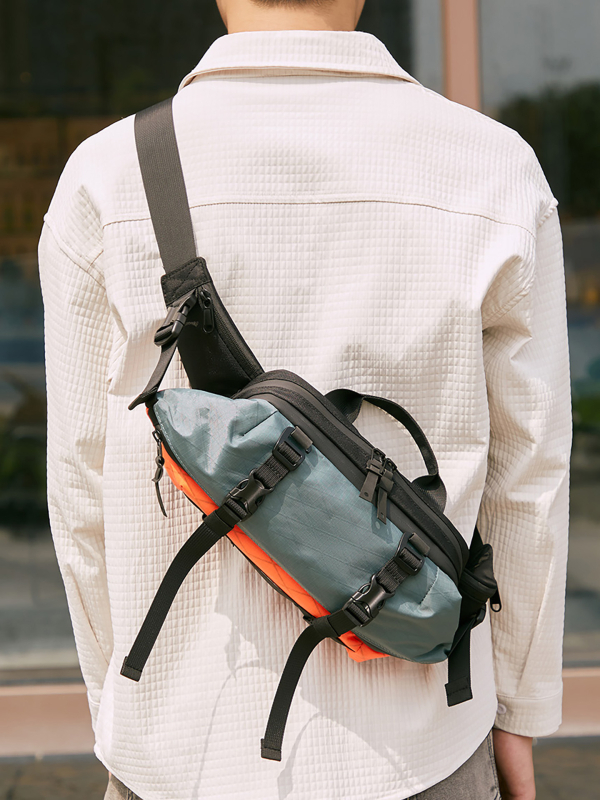 Geantă de umăr pentru bărbați X-PAC, impermeabilă, căptușeală poliester, SEWAFOX, stil urban