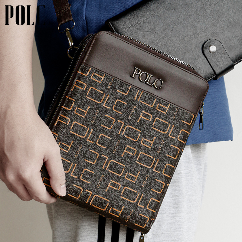 Muška crossbody torba, urbanistički jednostavan dizajn, PU materijal, za poslovna putovanja