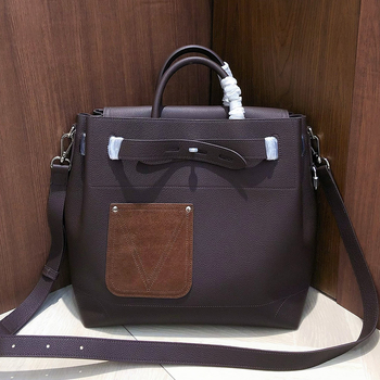 Muška Tote torba — gradski minimalistički stil, pravi kožni materijal, Top Grain Cowhide, podstava od poliester, Zhuowei