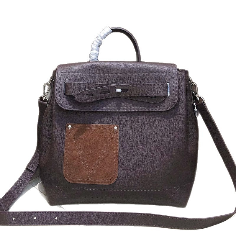 Muška Tote torba — gradski minimalistički stil, pravi kožni materijal, Top Grain Cowhide, podstava od poliester, Zhuowei