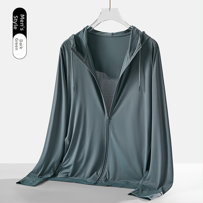 Ochranné oblečenie UPF50+ Ice Silk, priedušné, rýchloschnúce, kapucňa (neodnímateľná), voľný strih, 91,4% polyester