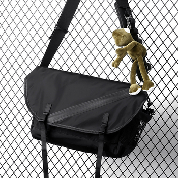 Geantă crossbody pentru bărbați Vicni, din nailon, stil urban minimalist, durabilă, căptușeală din poliester