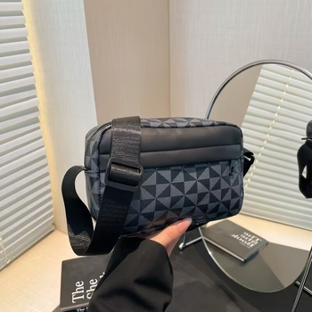 Muška crossbody torba u ulicnom stilu, PU materijal, životinjski uzorak, podstava od poliestera, Lingzhi Kangaroo