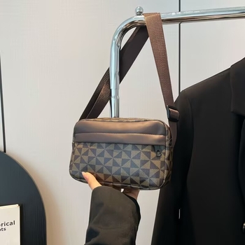 Muška crossbody torba u ulicnom stilu, PU materijal, životinjski uzorak, podstava od poliestera, Lingzhi Kangaroo