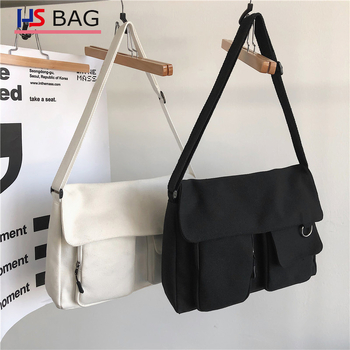 Muška torba preko prsa: platnena crossbody, veliki kapacitet, urbani stil, otporna na habanje, poliester podstava