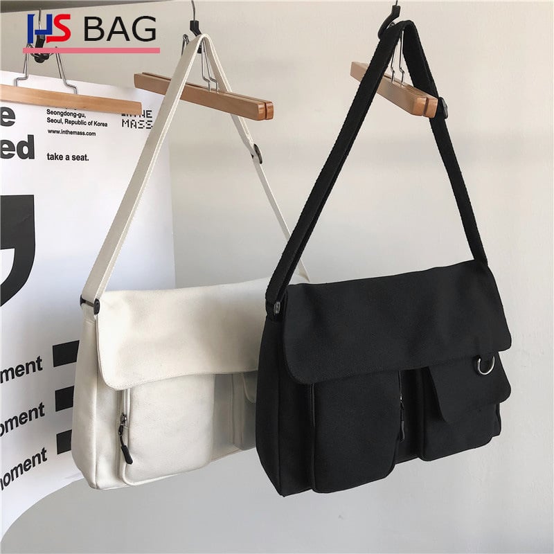 Muška torba preko prsa: platnena crossbody, veliki kapacitet, urbani stil, otporna na habanje, poliester podstava