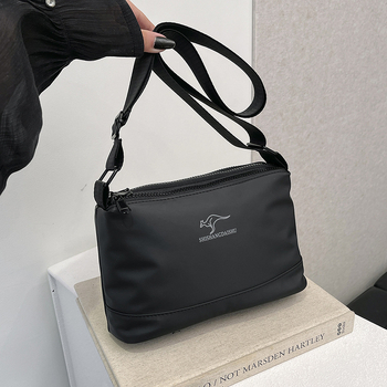 Muška crossbody torba PVC-a, otporna na habanje, uzorak s životinjskim motivom, podstava od poliestera, zima 2025