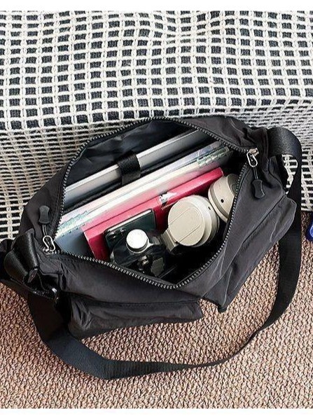 Muška crossbody torba za slobodno vrijeme putovanja — platno, podstava od poliestera, proljeće 2025