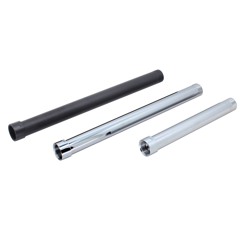 Tub extindere duș, model 6 puncte, din cupru sau oțel inoxidabil, montaj vertical, finisaj electroplacat, temperatură de lucru 90°C