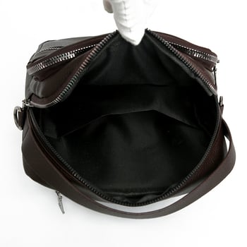 Muška crossbody torba za poslovna putovanja, PU koža, model 0440, podstava od poliesteru, s unutarnjim pretincem