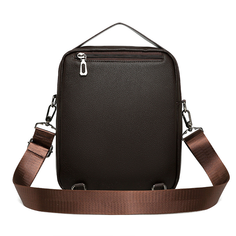 Muška crossbody torba za poslovna putovanja, PU koža, model 0440, podstava od poliesteru, s unutarnjim pretincem