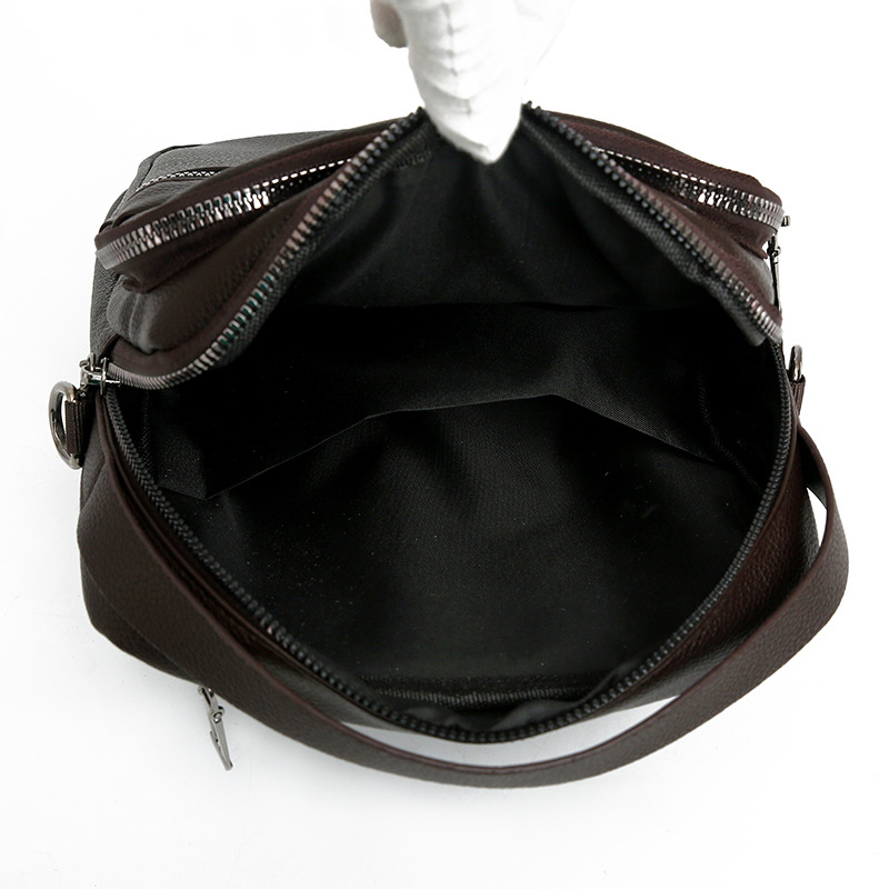 Muška crossbody torba za poslovna putovanja, PU koža, model 0440, podstava od poliesteru, s unutarnjim pretincem