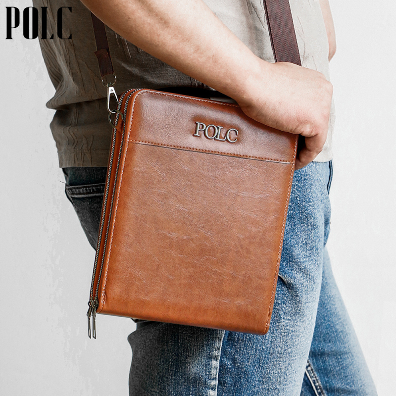 Muška crossbody torba u urbanom minimalističkom stilu, PU materijal, podstava od poliestera, funkcija pohrane, za poslovna putovanja