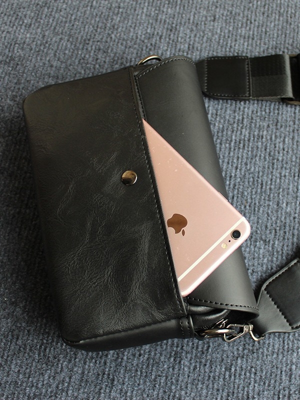 Muška Crossbody torba Mini Dragon — PU materijal, gradski stil, smanjenje opterećenja