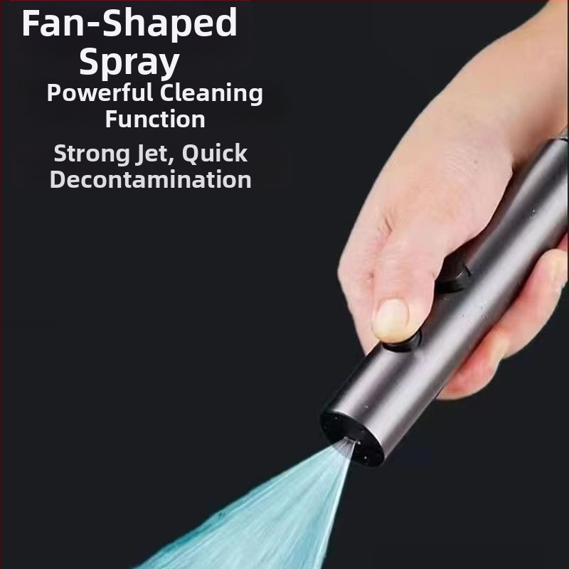 Пистолет за промиване на тоалетна 709, неръждаема стомана и пластмаса, модерен стил