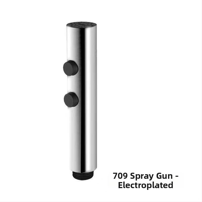 Пистолет за промиване на тоалетна 709, неръждаема стомана и пластмаса, модерен стил
