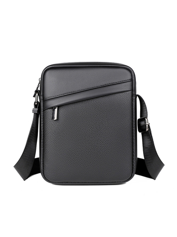 Muška torba preko ramena – Ulični stil, PU materijal, poliesterska podstava, Cicero Leather, ultra lagana