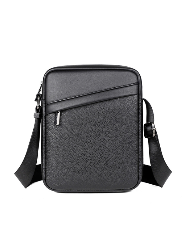 Muška torba preko ramena – Ulični stil, PU materijal, poliesterska podstava, Cicero Leather, ultra lagana