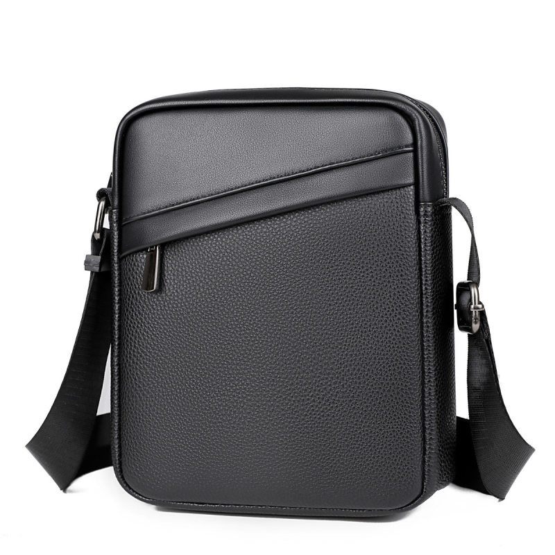 Muška torba preko ramena – Ulični stil, PU materijal, poliesterska podstava, Cicero Leather, ultra lagana