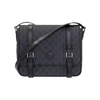 Muška crossbody torba (PVC materijal; vodootporna; ultra lagana; podstava od platna; uzorak slova)