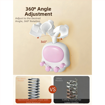 Детски държач за душ ABS - Home rhyme, модерен минималистичен дизайн, възможност за персонализация