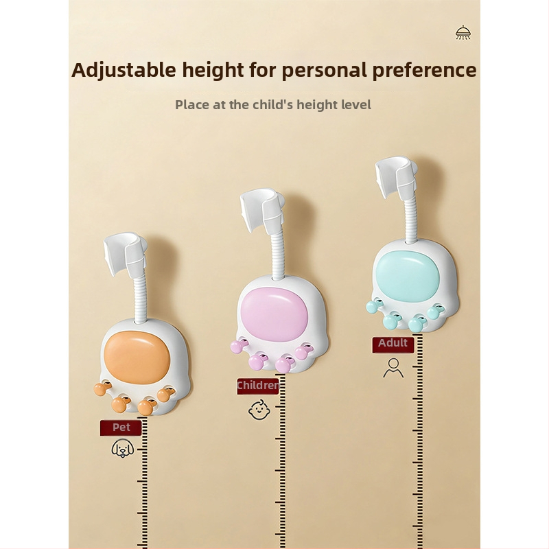 Детски държач за душ ABS - Home rhyme, модерен минималистичен дизайн, възможност за персонализация