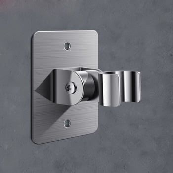 Taoguo suport pentru cap de duș din oțel inoxidabil, finisaj periat, montaj prin agățare, model universal