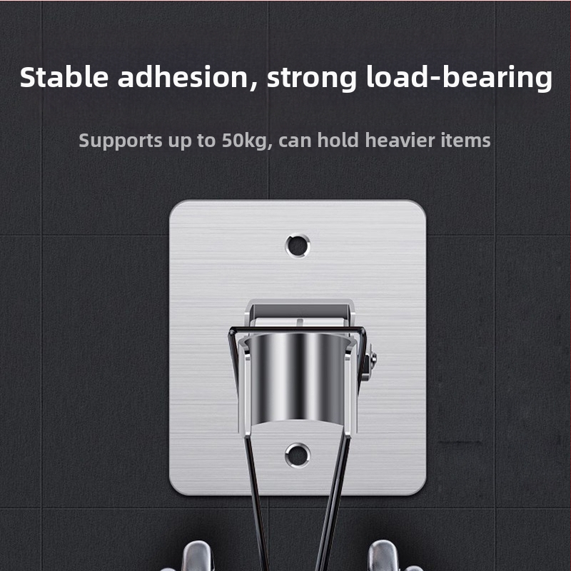 Taoguo suport pentru cap de duș din oțel inoxidabil, finisaj periat, montaj prin agățare, model universal