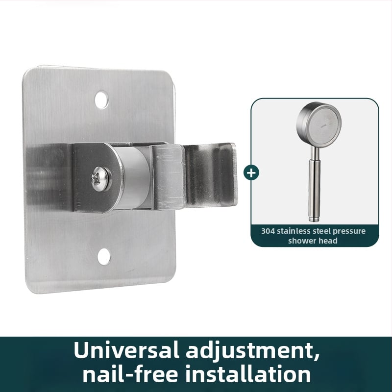 Taoguo suport pentru cap de duș din oțel inoxidabil, finisaj periat, montaj prin agățare, model universal