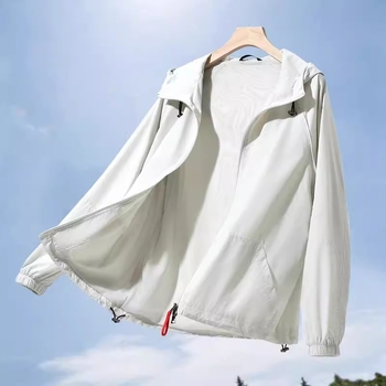 Μπουφάν – Στυλ πόλης, ελαφρύ, με κουκούλα, λεπτό, πολυεστέρας 100%, αντρικό για άνοιξη/καλοκαίρι