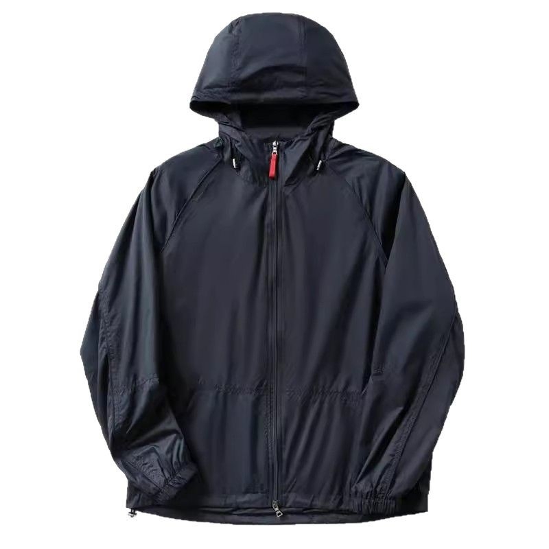 Μπουφάν – Στυλ πόλης, ελαφρύ, με κουκούλα, λεπτό, πολυεστέρας 100%, αντρικό για άνοιξη/καλοκαίρι
