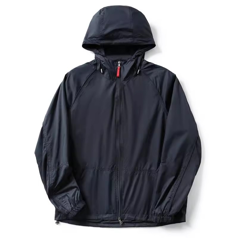 Μπουφάν – Στυλ πόλης, ελαφρύ, με κουκούλα, λεπτό, πολυεστέρας 100%, αντρικό για άνοιξη/καλοκαίρι