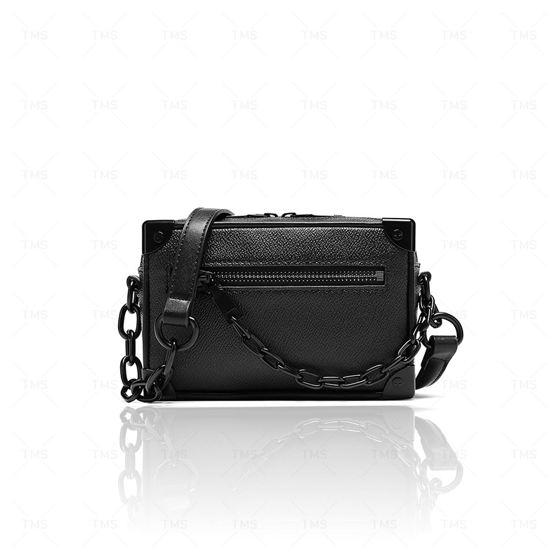 Muška crossbody torba od PU kože, unisex stil, jednobojni dizajn, podstava od poliester, proljetno izdanje 2024.