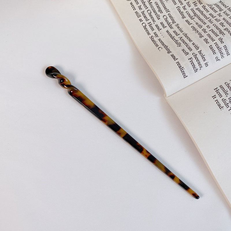 Korejskog stila ukosnica za kosu od acetatne ploče s uzorkom tint tortoiseshell