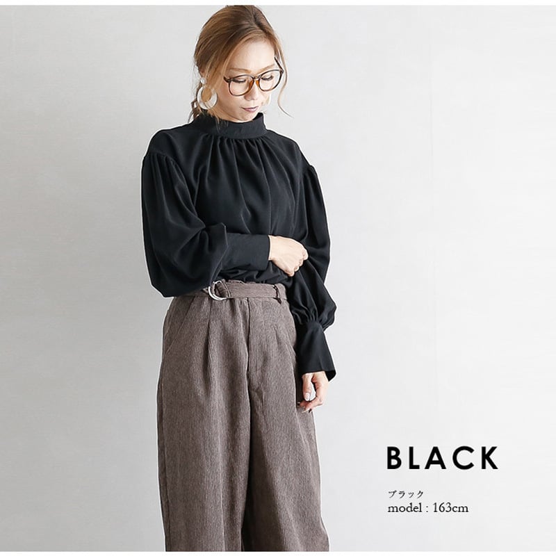 Ženska šifon košulja, okrugli izrez, dugi rukav, široka silueta, japanski stil