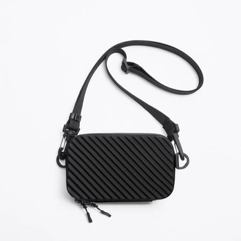 Muška crossbody torba ABS+PC, vodootporna, poliester podstava, dizajn kutije