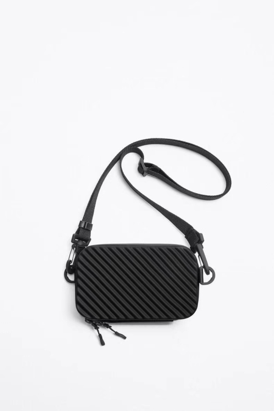 Muška crossbody torba ABS+PC, vodootporna, poliester podstava, dizajn kutije