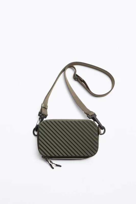 Muška crossbody torba ABS+PC, vodootporna, poliester podstava, dizajn kutije