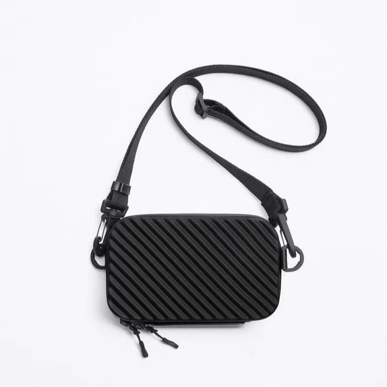 Muška crossbody torba ABS+PC, vodootporna, poliester podstava, dizajn kutije