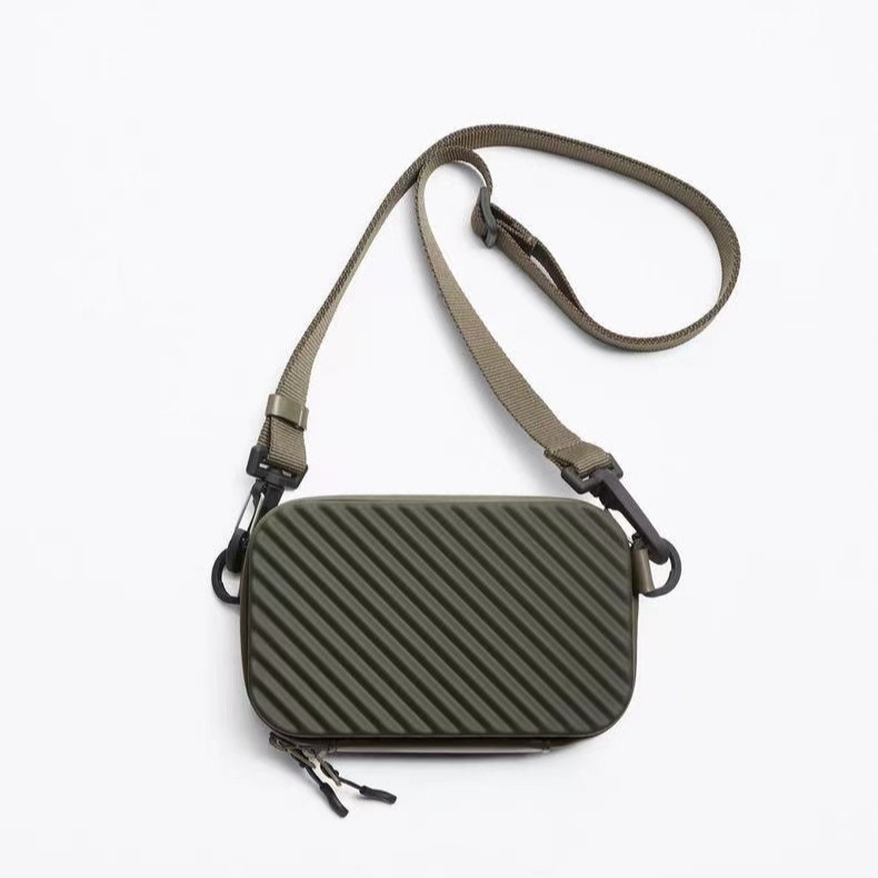 Muška crossbody torba ABS+PC, vodootporna, poliester podstava, dizajn kutije