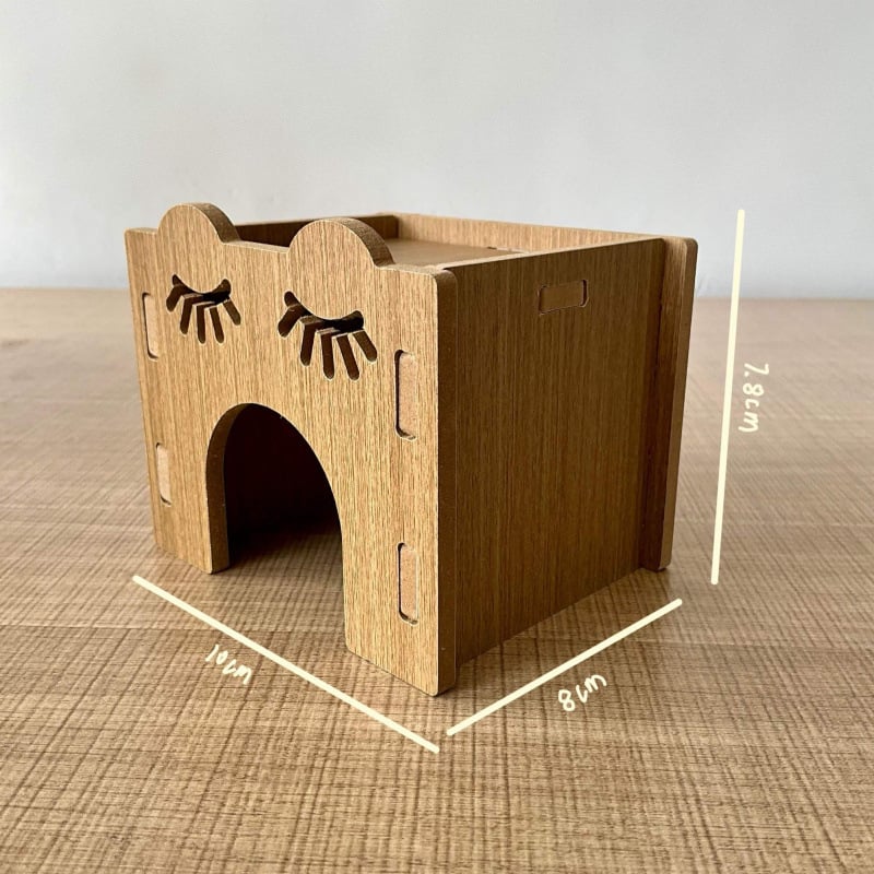 Kisállat: multifunkcionális kétemeletes fa ház-vila – teljes készlet hörcsögnek (Anyag: Fa; Import: Nem; Márka: Egyéb; Alkalmazható objektumok: hörcsög)