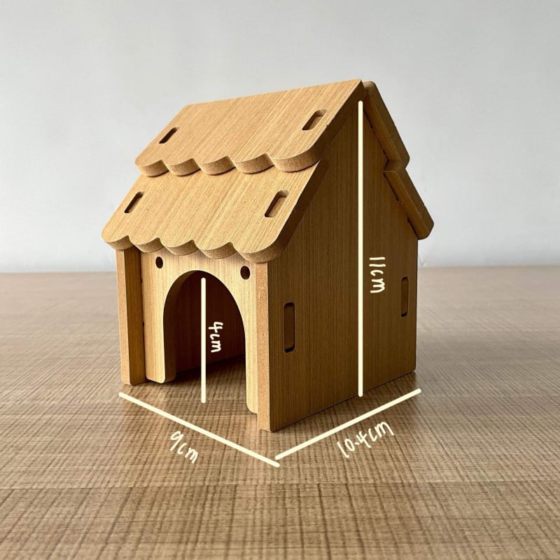 Kisállat: multifunkcionális kétemeletes fa ház-vila – teljes készlet hörcsögnek (Anyag: Fa; Import: Nem; Márka: Egyéb; Alkalmazható objektumok: hörcsög)