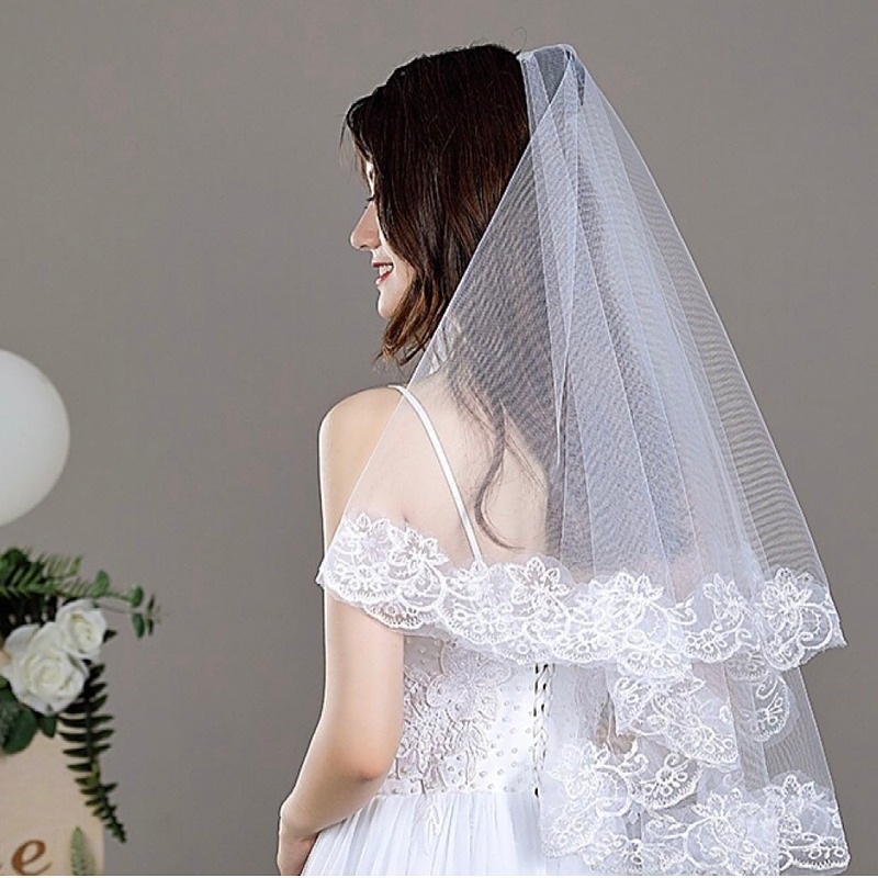 Vjenčani veo s ukosnicom za kosu, mrežasti materijal, retro kapel stil, dizajn inspiriran krunom