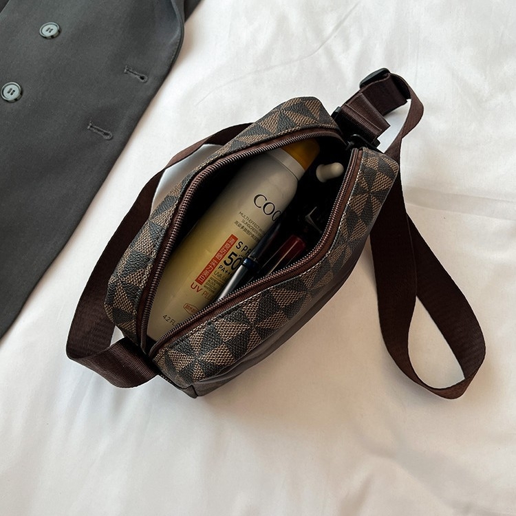 Muška PU crossbody torba s životinjskim uzorkom, vodootporna i otporna na habanje, podstava od poliestera