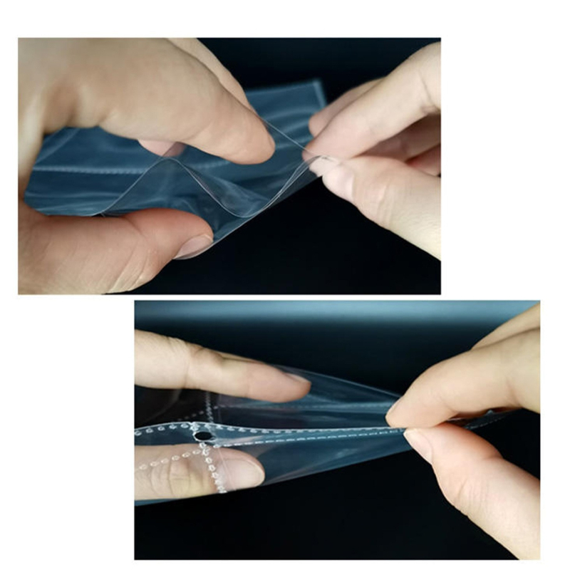 Прозрачни вътрешни страници за албум за карти – PP материал, заместващи листове, персонализируеми, различни типове дупки, 10 листа