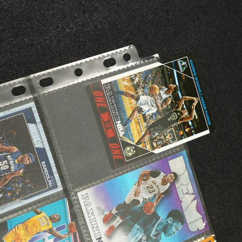 Прозрачни вътрешни страници за албум за карти – PP материал, заместващи листове, персонализируеми, различни типове дупки, 10 листа