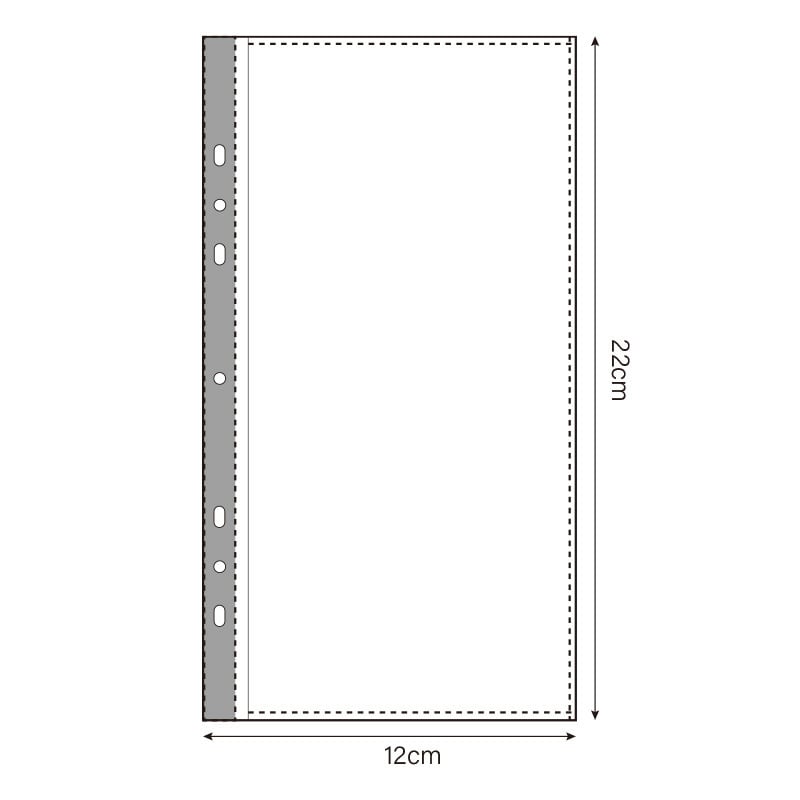 Прозрачни вътрешни страници за албум за карти – PP материал, заместващи листове, персонализируеми, различни типове дупки, 10 листа