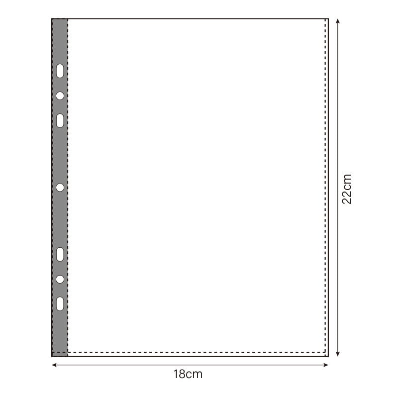 Прозрачни вътрешни страници за албум за карти – PP материал, заместващи листове, персонализируеми, различни типове дупки, 10 листа