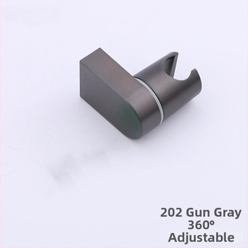 Държач за душ глава с фиксирана скоба, ABS, регулируем клип, модерен минимализъм