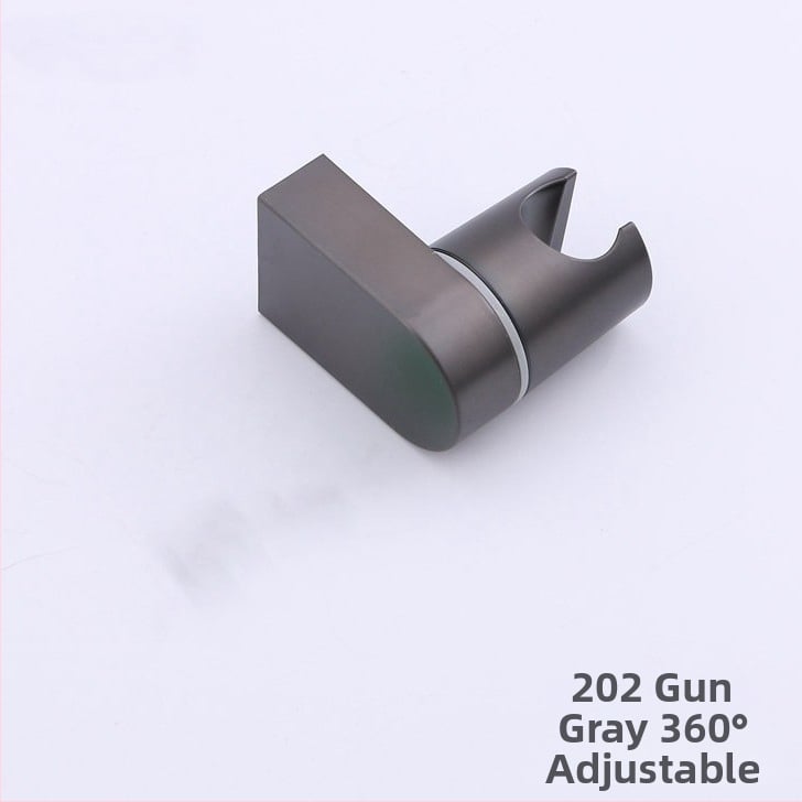 Държач за душ глава с фиксирана скоба, ABS, регулируем клип, модерен минимализъм